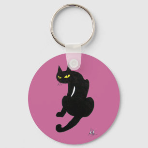 BLACK CAT HALLOWEEN PARTIJ SLEUTELHANGER