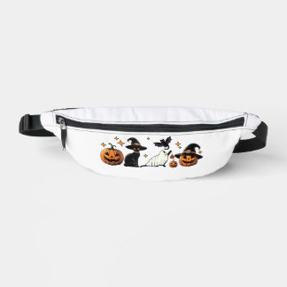 Black Cat Halloween Pumpkin Boo Ghost Witch Spooky Heuptasje