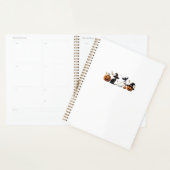 Black Cat Halloween Pumpkin Boo Ghost Witch Spooky Planner (Display)