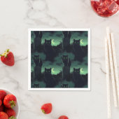 Black Cat Halloween Servet (Insitu)