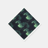 Black Cat Halloween Servet (Hoek)