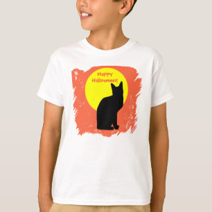 Black Cat Halloween Shirt