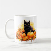 Black Cat Herfst Koffiemok (Links)
