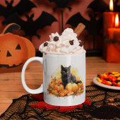 Black Cat Herfst Koffiemok