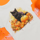 Black Cat Herfst T-shirt