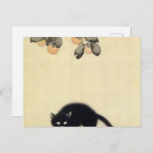 Black Cat Hishida Shunso Briefkaart (Voorkant / Achterkant)