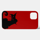 Black Cat Hoesje-Mate iPhone draagtas Case-Mate iPhone Case (Achterkant (horizontaal))