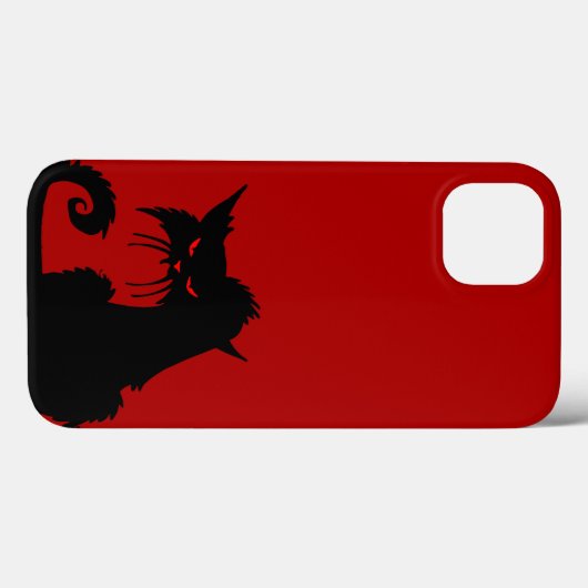 Black Cat Hoesje-Mate iPhone draagtas Case-Mate iPhone Case (Achterkant (horizontaal))