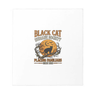 Black Cat Humane Society Halloween Volle Maan Vlee Notitieblok