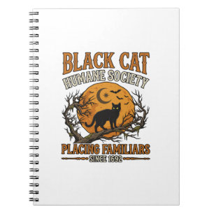 Black Cat Humane Society Halloween Volle Maan Vlee Notitieboek