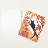 Black Cat in a Tree | Fall Autumn Spooky Cute Planner (Display)