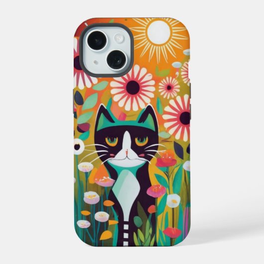 Black Cat in The Garden (Verso)