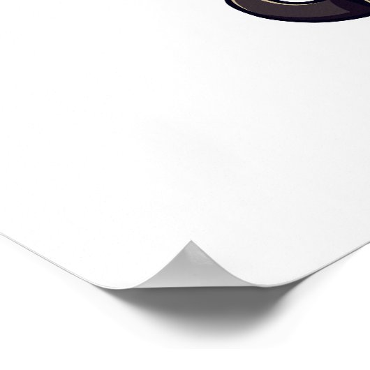 Black Cat Jack O'Lantern Trick ou affiche de trait (Coin)