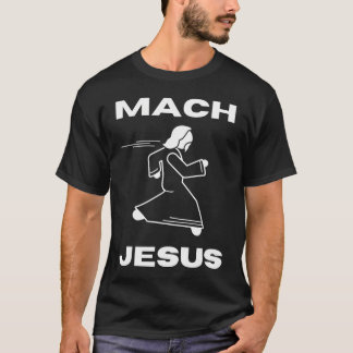 Black Cat Jesus Voor Mannen Grappig Christelijk T-shirt