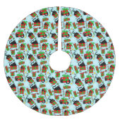 Black Cat kerstcadeaus Kerstboom Rok (Voorkant)