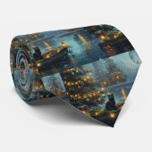 Black Cat kerstvakantie Stropdas (Opgerold)