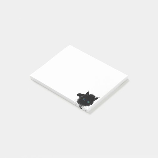 Black Cat Kijk Post-it® Notes (Schuin)