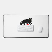 Black Cat Killer instincts Dead Mouse Punk Goth (Clavier et souris)