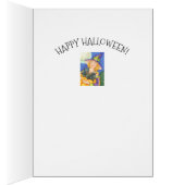 BLACK CAT KITTENS & WITCH WENSKAART Verse (Binnen (Rechts))