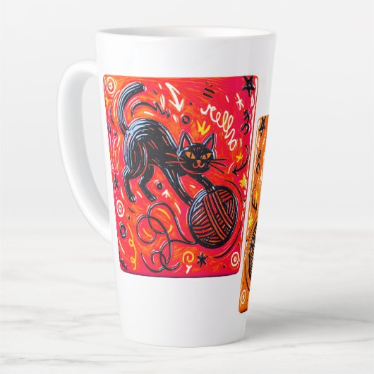  Black Cat   Latte Mok (Linkerhoek)
