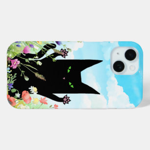 Black Cat Lente Fieber:  Kitty en Bloemen