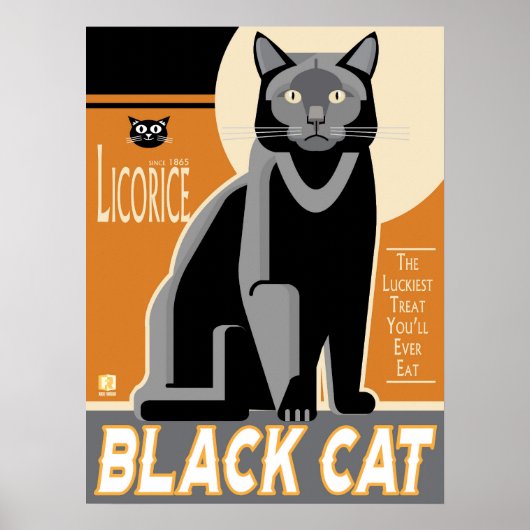Black Cat Licorice poster (Voorkant)