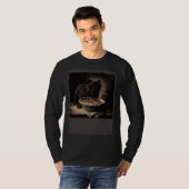 Black Cat Love Apple Pie T-shirt (Voorkant volledig)