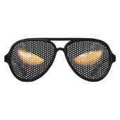 Black Cat Magic grappig Aviator Zonnebril (Voorkant)