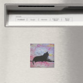 Black cat magnet (In Situ (Lave-vaisselle))