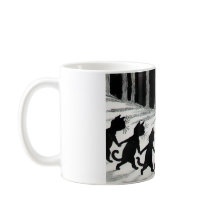 Black Cat Moon Gift Mok
