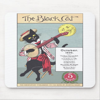 Black Cat Mousepad Muismat