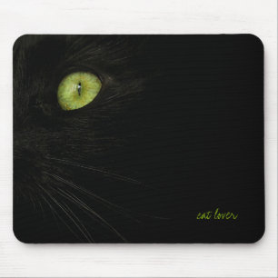 Black Cat mousepad Muismat