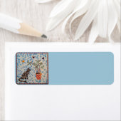 Black Cat Mozaïek Etiket (Insitu)