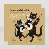  Black Cat Music met Banjo Invitation (Voorkant / Achterkant)
