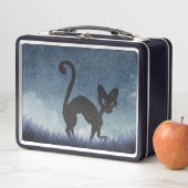 Black Cat Night Prowl Lunch Box – Spooky & Stijlvo (In situ)
