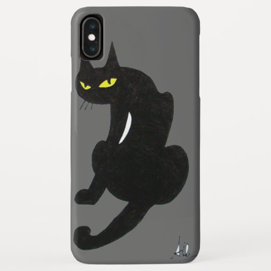 BLACK CAT NINJA Grey Case-Mate iPhone Case (Achterkant)