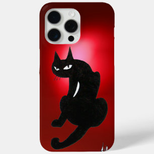 BLACK CAT NINJA Red iPhone 15 Pro Max Hoesje