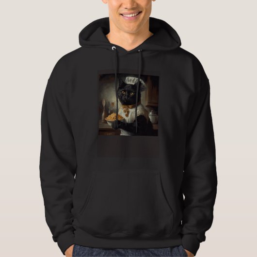 Black Cat Nurse Mac And Cheese Hoodie (Voorkant)