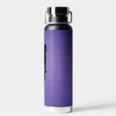 Black Cat Paars Elegant Evil Kat Waterfles (Achterkant)