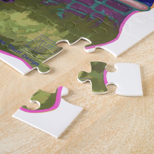 Black Cat Party Center Legpuzzel (Zijkant)