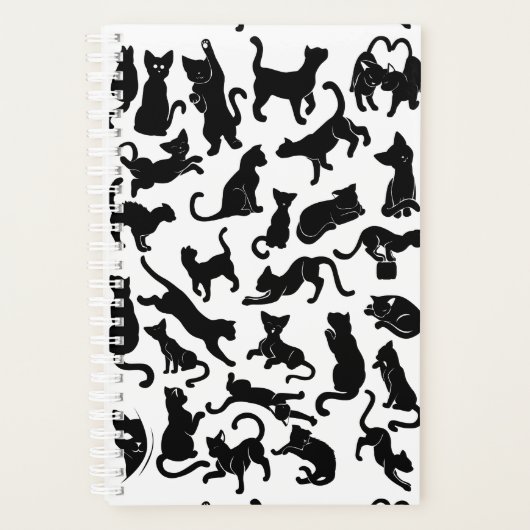 Black Cat Pattern Planner (Voorkant)