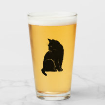 Black Cat Pint Glass