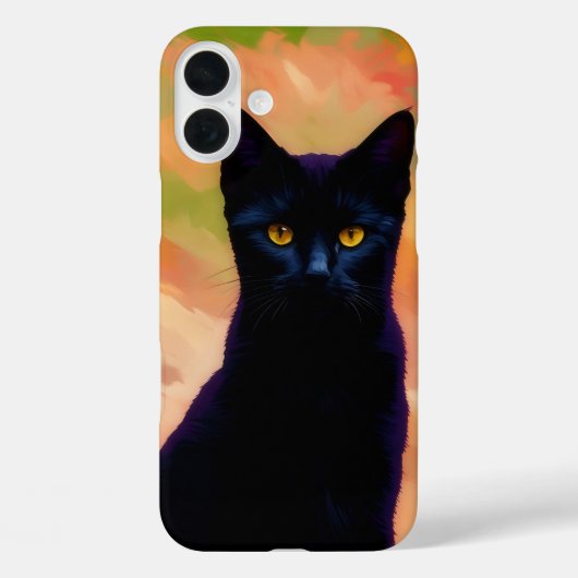 Black Cat Pop Art Coque iphone Kitty (Verso)