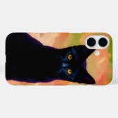 Black Cat Pop Art Coque iphone Kitty (Verso (horizontal))