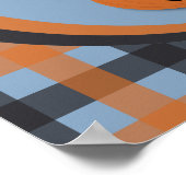 Black Cat & Pumpkin Not Scary Halloween Poster (Hoek)