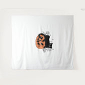Black Cat Pumpkin Wandkleed (Voorkant (horizontaal))