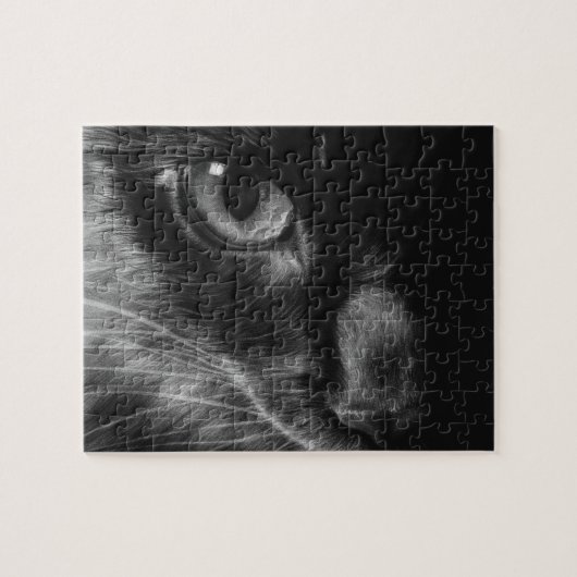 Black Cat Puzzle Legpuzzel (Horizontaal)