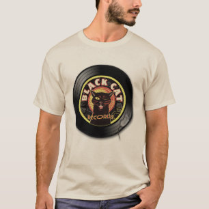 Black Cat Records Light T-shirt – Retro Jazz & Sou