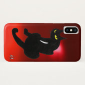 BLACK CAT Red ruby Case-Mate iPhone Case (Achterkant (horizontaal))