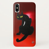 BLACK CAT Red ruby Case-Mate iPhone Case (Achterkant)